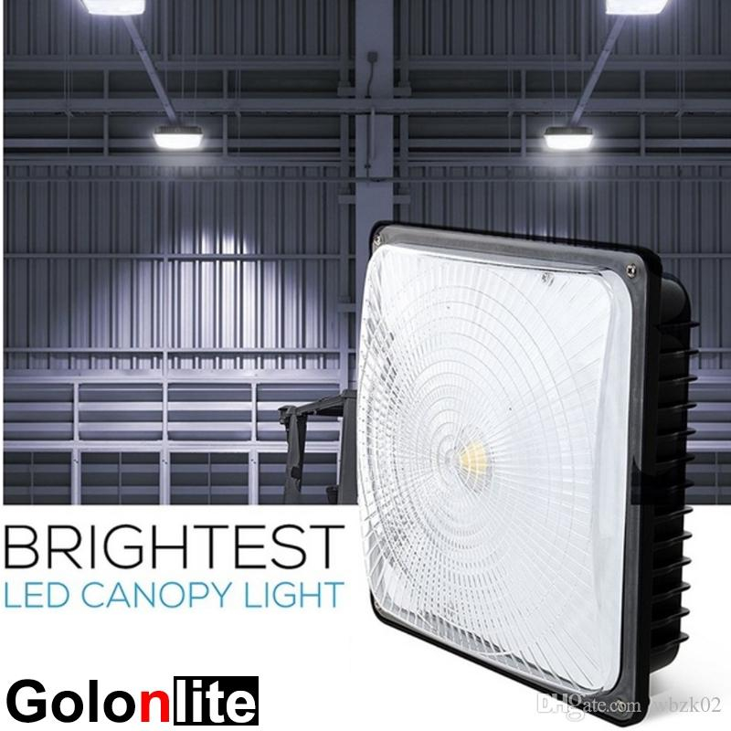 2019 Square Gas Station Lighting LED Canopy Lights 70W Super Bright 