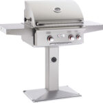 American Outdoor Grill 24NPT00SP 24 Inch Post Mount Gas Grill With 2