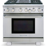 American Range ARROB436GRL 36 Inch Pro Style Gas Range With 4 Open