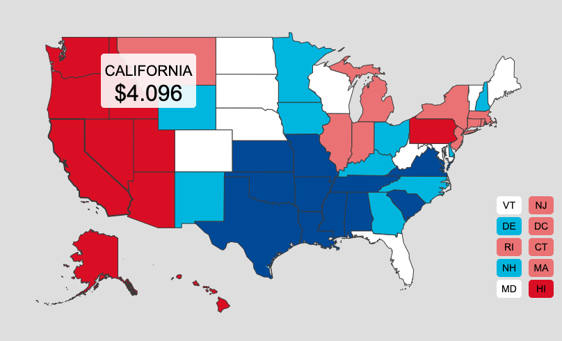 California Gas Prices Causing Spike In National Average California Globe