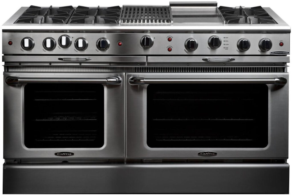 CGSR604BG2N Capital Culinarian Series 60 Self Clean Gas Range With 6 