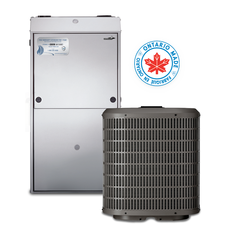 Continental C96Q Gas Furnace Air Conditioner Combo 1Click Heating 