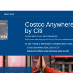 Costco Citi Bank Credit Card AmEx To Close Sale Of Costco Card