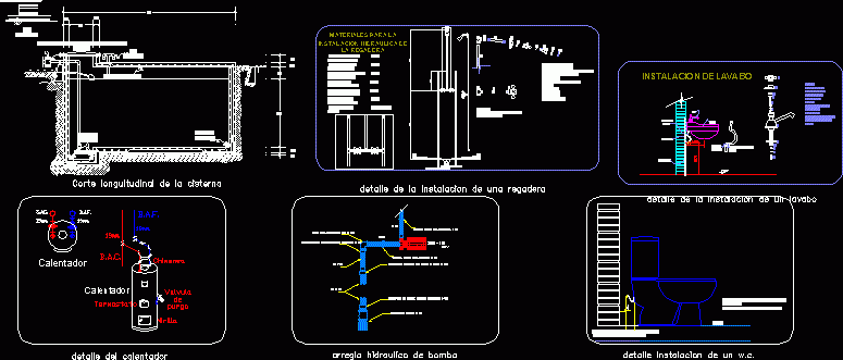 Details Hydraulic Installations DWG Detail For AutoCAD Designs CAD