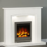 Elgin Hall 16 inch Beam Edge Electric Fire Direct Fireplaces