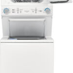 FLCG7522AW Frigidaire 27 Gas Stacked Laundry Center With 3 9 Cu Ft