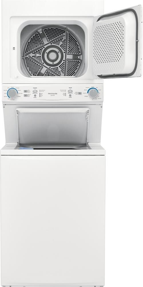 FLCG7522AW Frigidaire 27 Gas Stacked Laundry Center With 3 9 Cu Ft 