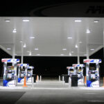 Fuel Station Electrical LED Canopy Lighting And Signage Service All