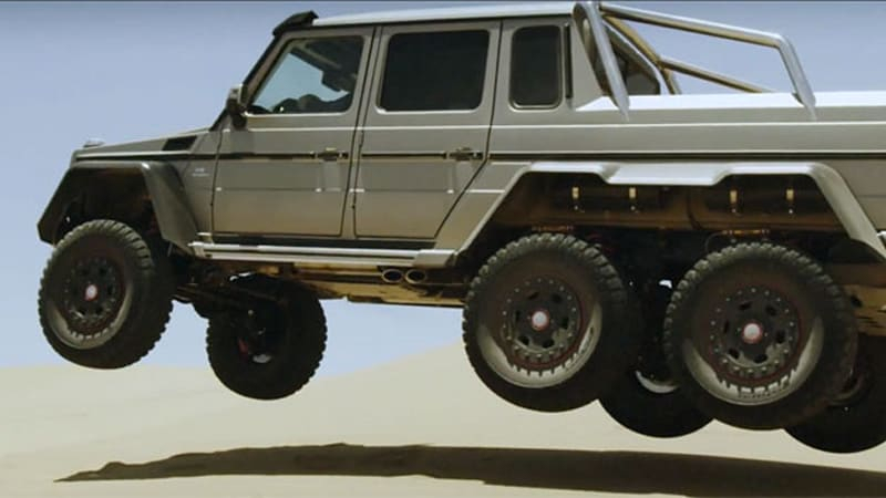 How Could A Lifted Mercedes Benz G63 AMG Be More Awesome Add An Axle