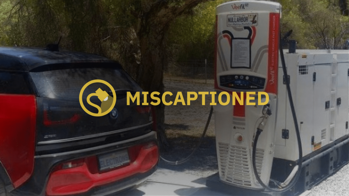 Is This A Diesel Car Charging Station For Electric Cars Snopes