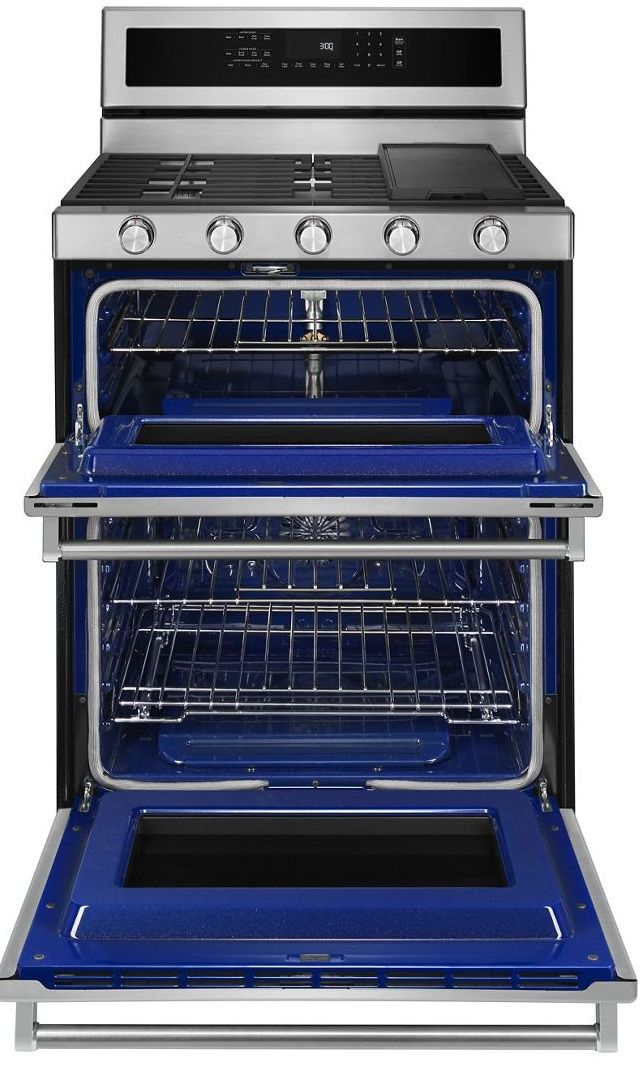 KFGD500ESS KitchenAid 6 0 Cu Ft 30 Gas 5 Burner Double Oven KFGD500ESS KitchenAid 6 0 Cu Ft 30 Gas 5 Burner Double Oven