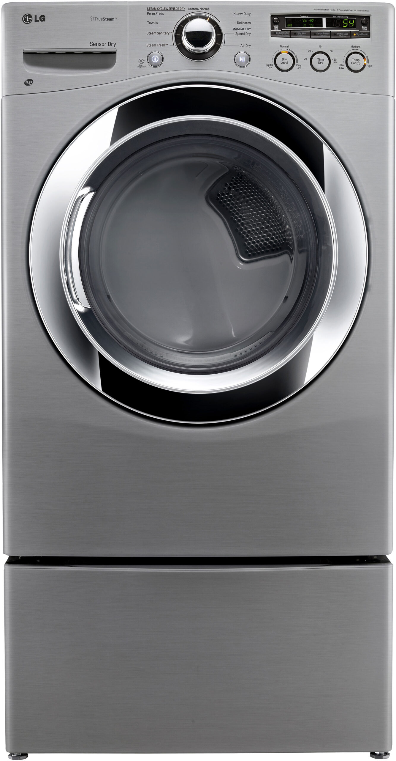 LG DLEX3250V 27 Inch Front Load Electric Dryer With 7 3 Cu Ft LG DLEX3250V 27 Inch Front Load Electric Dryer With 7 3 Cu Ft