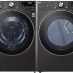 LG LGWADRGB42001 Side by Side Washer Dryer Set With Front Load Washer