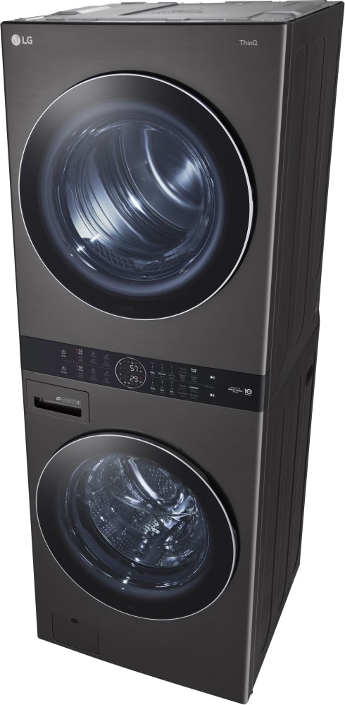 LG WKGX201HBA 27 Inch Smart Gas Single Unit WashTower With 4 5 Cu Ft 