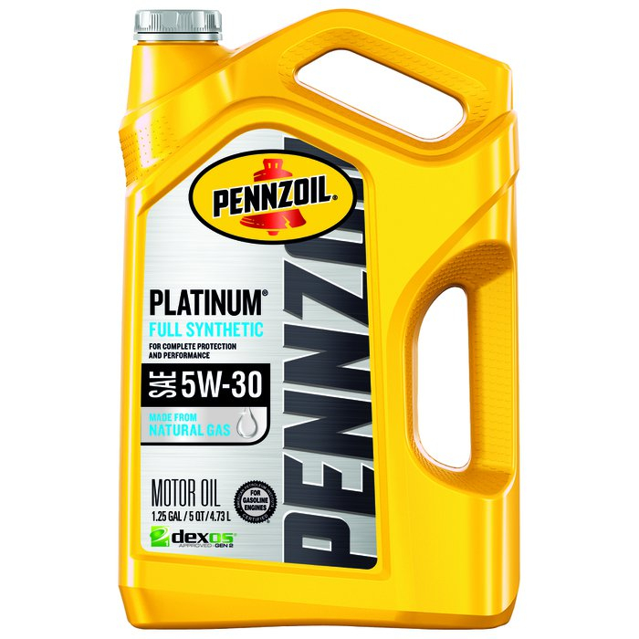 Pennzoil Platinum Full Synthetic W PurePlus Technology 5W 30 5 Qt 