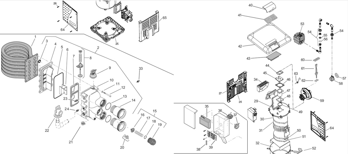 Pentair MasterTemp Heater Parts