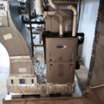 Residential HVAC Carrier Gas Furnace In High Point NC