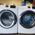 Samsung Front Load Washer And Gas Dryer Set In White For Sale In
