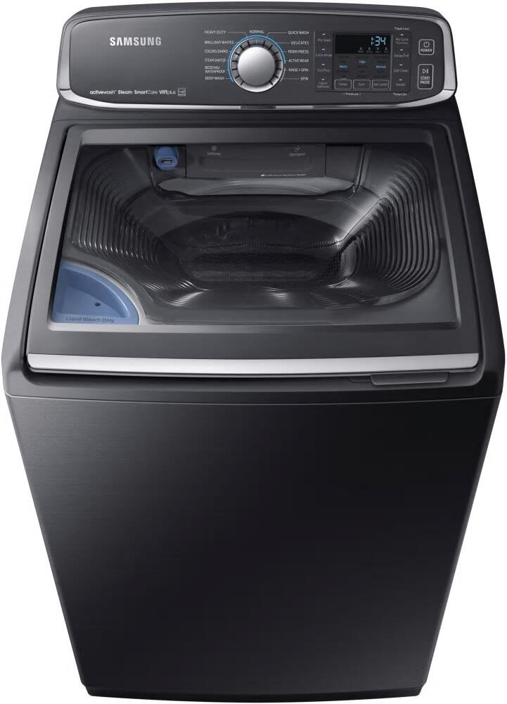 Samsung WA52M7750AV 27 Inch Black Stainless Steel Series 5 2 Cu Ft 