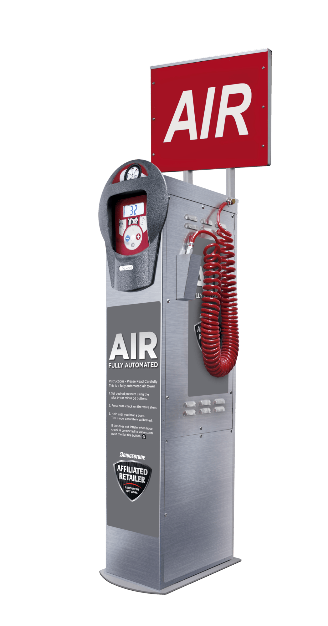 SC05 SS Air Vacuum Air Machine Excel Tire Gauge SC05 SS Air Vacuum Air Machine Excel Tire Gauge