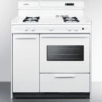 Summit WNM4307KW 36 Inch Freestanding Gas Range With Manual Clean Oven
