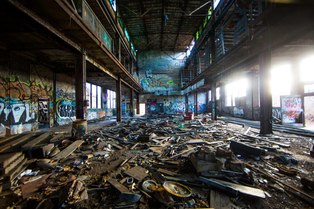 The Abandoned Milwaukee Solvay Coke And Gas Co Factory In Wisconsin Is 