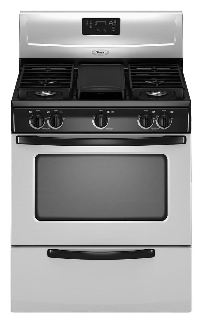 Whirlpool WFG231LVS 30 Inch Gas Freestanding Range With Sealed Burner Whirlpool WFG231LVS 30 Inch Gas Freestanding Range With Sealed Burner