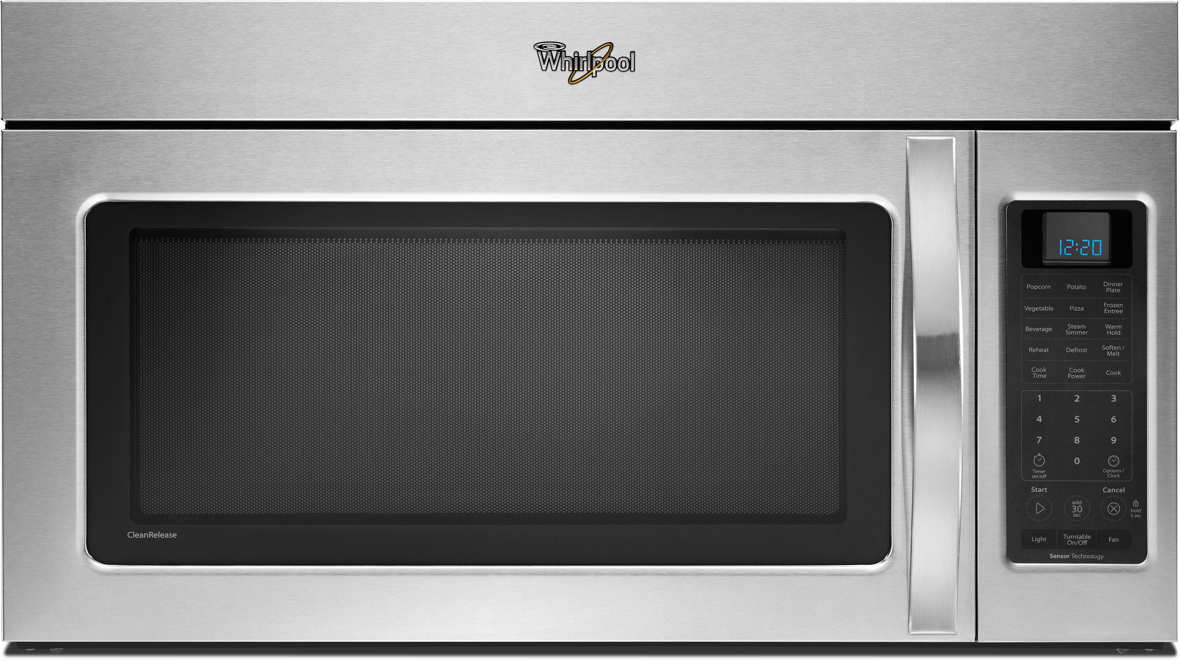 Whirlpool WMH53520AW 2 0 Cu Ft Over The Range Microwave Oven With 400 Whirlpool WMH53520AW 2 0 Cu Ft Over the Range Microwave Oven With 400