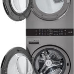 WKG101HVA LG 27 Smart Gas WashTower With 4 5 Cu Ft Washer And 7 4 Cu
