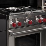 Wolf GR304 30 Inch Pro Style Freestanding Gas Range With 4 Dual Stacked