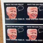 20 Hate Gas Prices You Voted For It Biden Harris Sticker Etsy