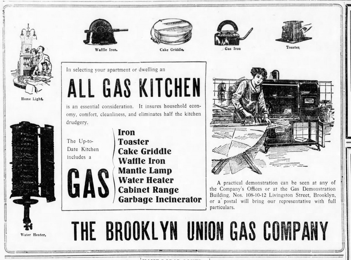 BROOKLYN S ALL GAS KITCHEN 1914 The Brownstone Detectives BROOKLYN S ALL GAS KITCHEN 1914 The Brownstone Detectives