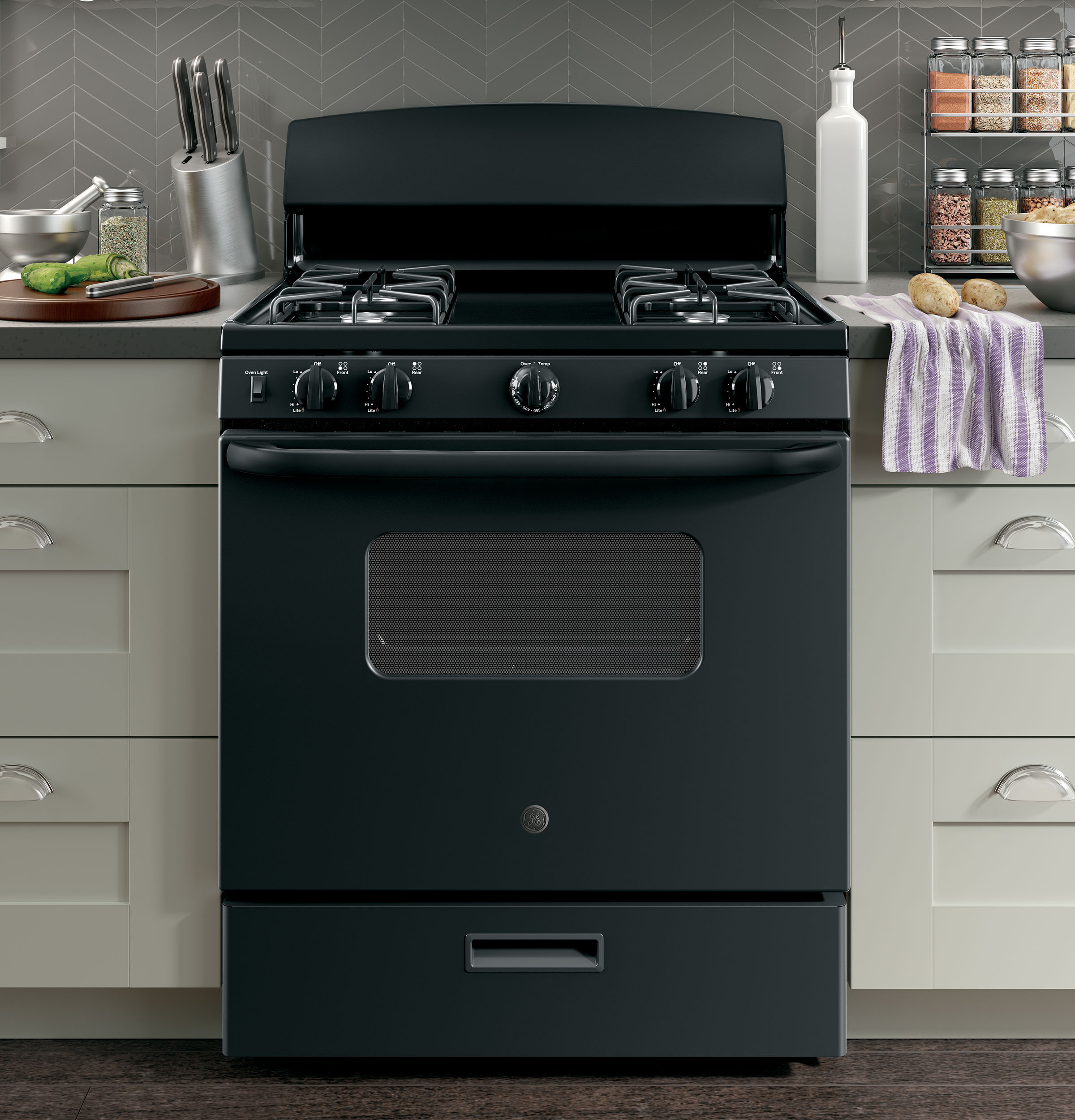 GE 30 Free Standing Gas Range JGBS10DEKBB GE Appliances GE 30 Free Standing Gas Range JGBS10DEKBB GE Appliances