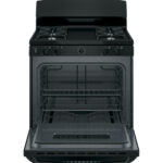 GE 30 Free Standing Gas Range JGBS10DEKBB GE Appliances