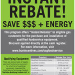 Instant rebate flyer BCE Incentives