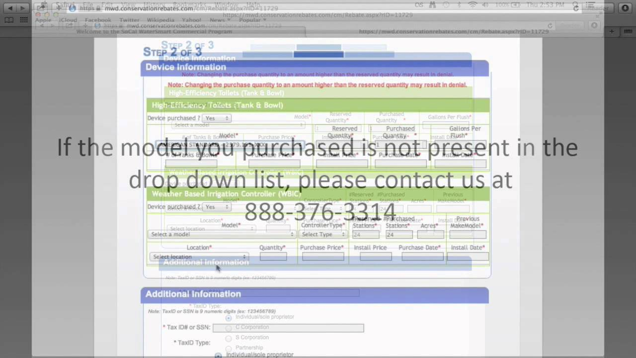 SoCal WaterSmart Rebate Application Tutorial YouTube SoCal WaterSmart Rebate Application Tutorial YouTube