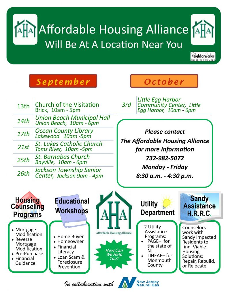 Upcoming Resource Fairs In Collaboration With New Jersey Natural Gas 