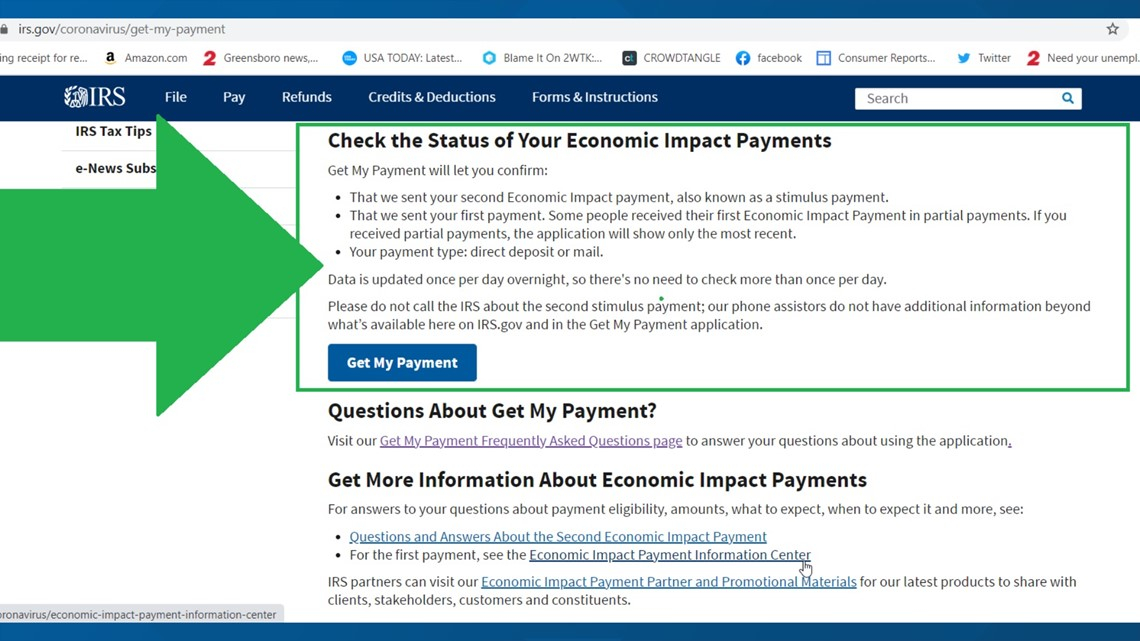 Where Is My Stimulus Payment How To Check The Status Wfmynews2 Where Is My Stimulus Payment How To Check The Status Wfmynews2