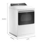 Whirlpool 7 4 Cu ft Gas Steam Dryer At Menards