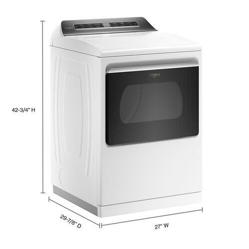 Whirlpool 7 4 Cu ft Gas Steam Dryer At Menards 