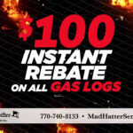 100 Instant Rebate On ALL GAS LOGS YouTube