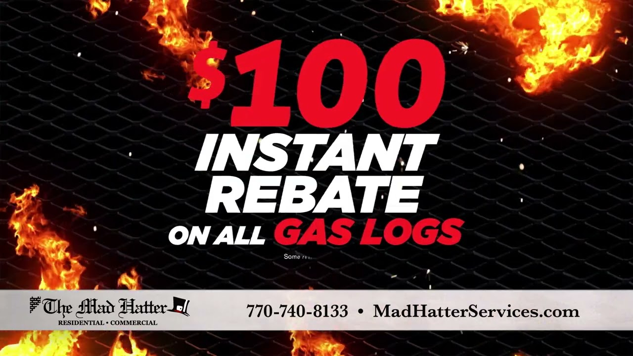  100 Instant Rebate On ALL GAS LOGS YouTube