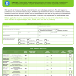 2016 Rebate Application Residential Appliance