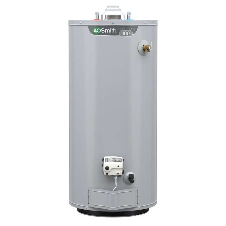 A O Smith Signature 40 Gallon Short 6 year Limited 40000 BTU Natural 