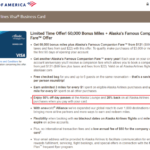 Bank Of America Alaska Airlines Credit Card 20 Rebate For In Flight
