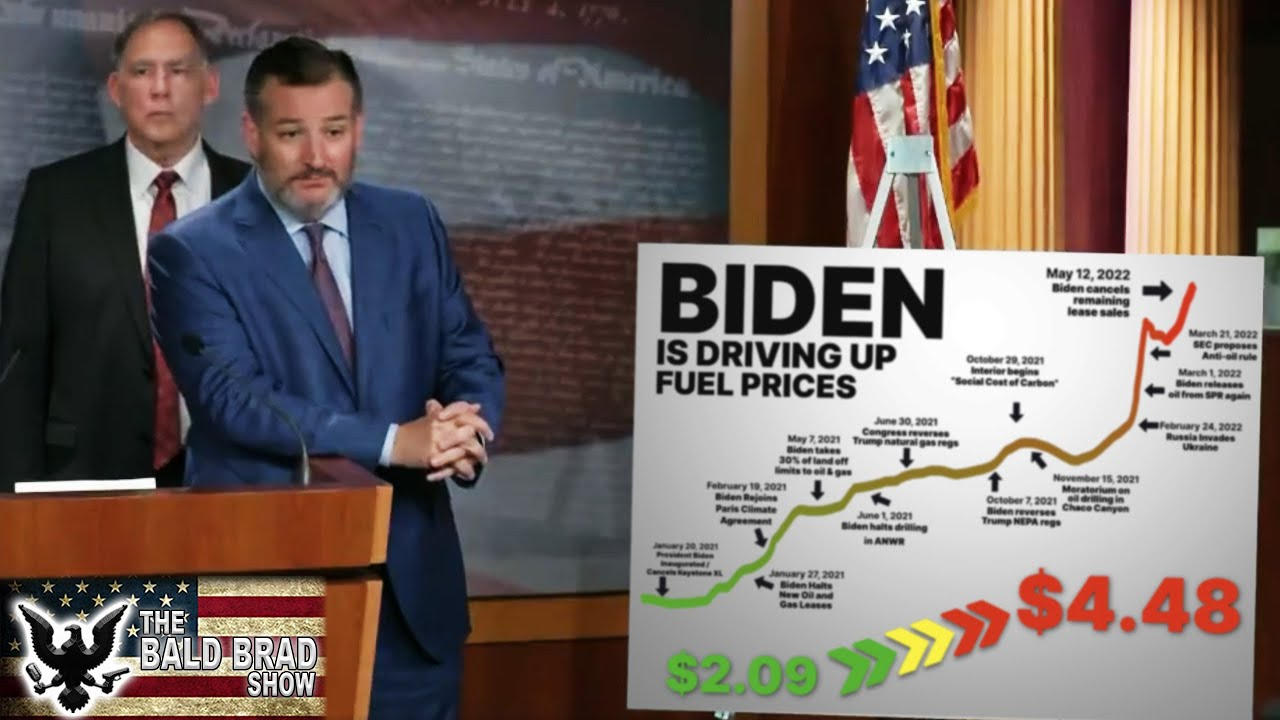  Bidens Fault Ted Cruz Blames Gas Price Increase On Joe Biden YouTube