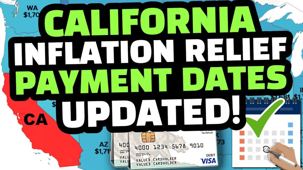 CALIFORNIA STIMULUS CHECK INFLATION RELIEF CALIFORNIA GAS REBATE 