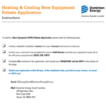 Dominion Energy Rebate Form By State Printable Rebate Form