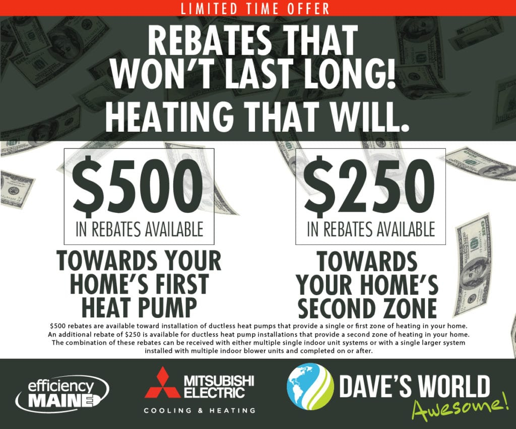Efficiency Maine Rebates For Heat Pumps Dave S World PumpRebate