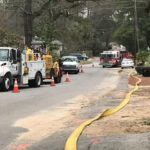 Fire Officials SCE G Work Gas Leak Near Ft Jackson Boulevard